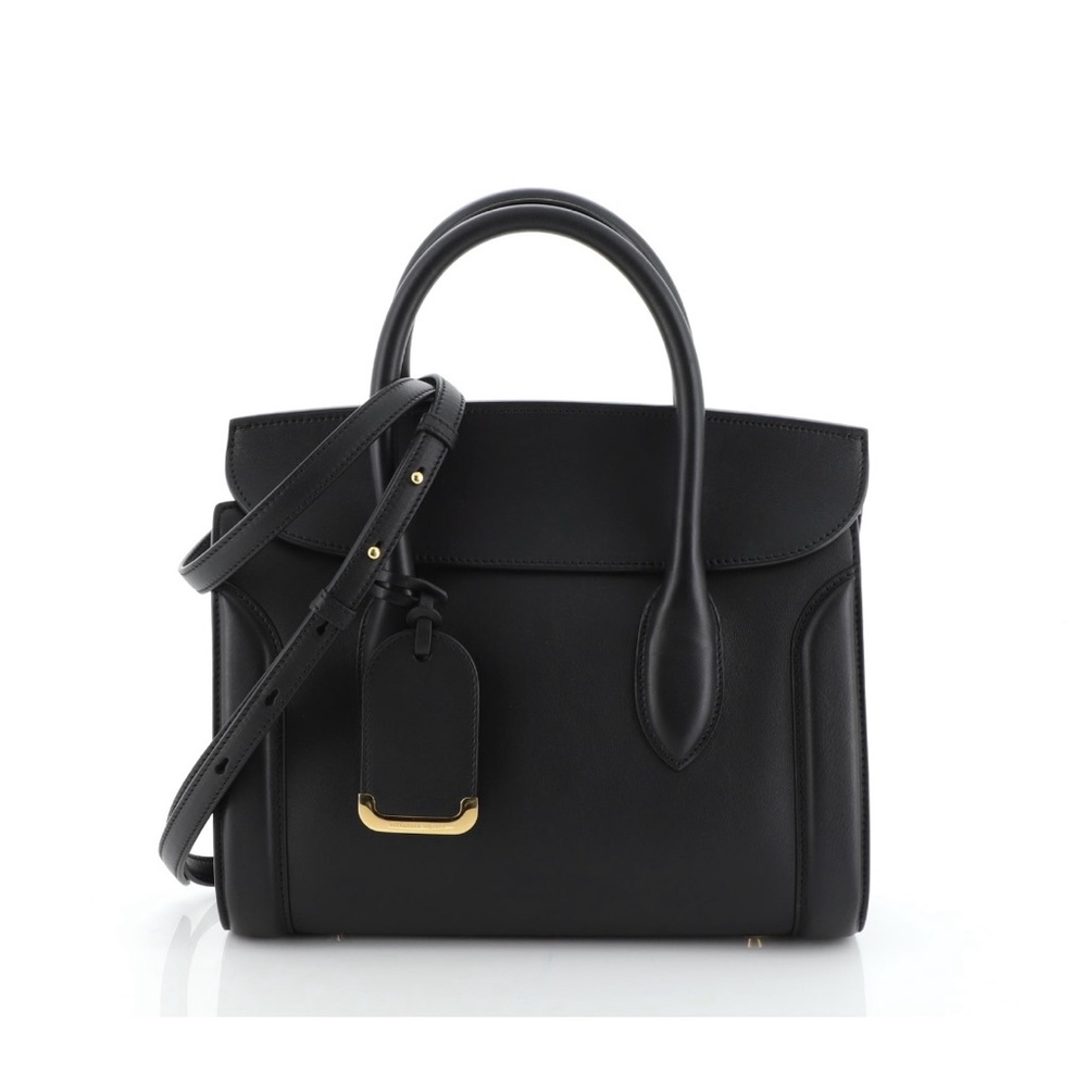 Elegant Black Leather Handbag